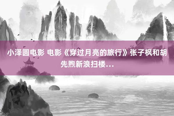 小泽圆电影 电影《穿过月亮的旅行》张子枫和胡先煦新浪扫楼…